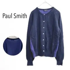 ポールスミス　Paul Smith　カーディガン　羊毛アルパカ混　ネイビーのサムネイル