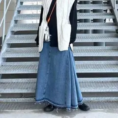 ■niko and…be with M MisayoサイドタックスカートM■