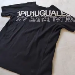 1PIU1UGUALE3 RELAX Tシャツ XXL 黒　ゴルフのサムネイル