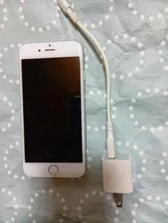 Apple iPhone6 シルバー 充電器付き　アダプタ純正　セット