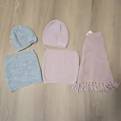 H&M ニット帽・ポンチョセット