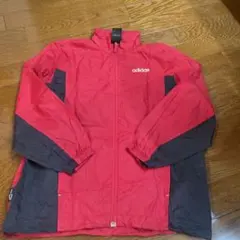 adidas ジャケット 赤黒 140
