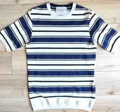 TOMORROWLAND tricot ボーダー　Tシャツ　XS