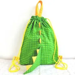 ナップサック　ハンドメイド　恐竜