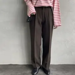 【未使用】the shinzone Chrysler pants ブラウン 34