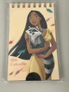 2026年 ディズニープリンセス／ポケットカレンダー(ポカホンタス）