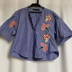 ZARA WOMAN 半袖ブラウス