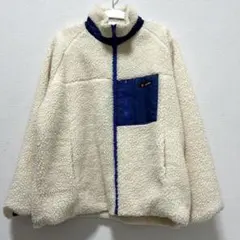 Aculdo フリースジャケット クリーム色