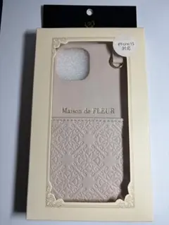 ⭐︎Maison de FLEUR iPhone15用ケース ピンクベージュ⭐︎