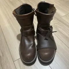 DRAGONBEARD Brown Leather Boots - メルカリ