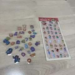 ボンボンドロップシール風　クレしんましゅまろシールセット