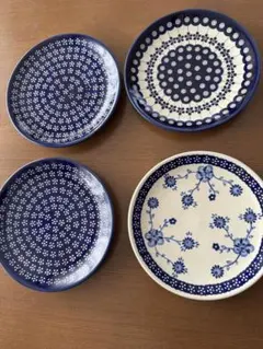 ポーリッシュポタリー プレート ポーランド食器 レア 約26センチ 2025