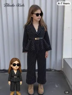 子供用　ストライプスーツ