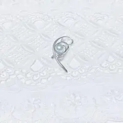 本真珠　国産　天然　あこやパール　大ぶり　パール　ブローチ　⑩