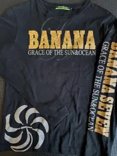 BANANA SEVEN 黒 ロングスリーブシャツ S