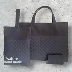 『レッスンバック&上靴入れ+おまけ』お受験・説明会・習い事など