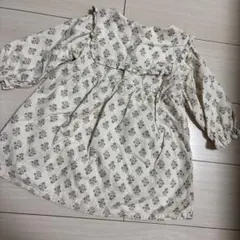 tete a tete 花柄コーデュロイワンピース 90