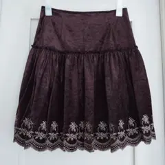 レストローズ ベロアスカート