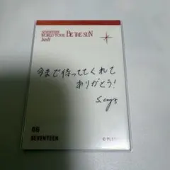 SEVENTEEN エスクプス　トレカ　be the sun 66 メセカ