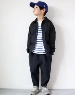 グローバルワーク　キッズ　イージーケアセットアップシャツ　男の子