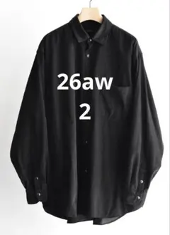 26AW COMOLI ブラックコモリシャツ サイズ4 - メルカリ