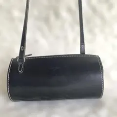 Courreges Paris クレージュ　レザー ショルダーバッグ 筒形のサムネイル