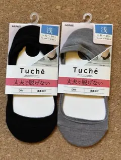 GUNZE Tuche フットカバー 2足セット 22-24cm