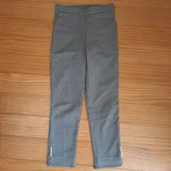 クチュールブローチ チェック柄 カジュアルパンツ 36