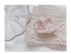 ハンドメイドベビーヘアクリップ　ヘアクリップ　あいっこねこ様