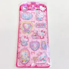 ウォーターインシール キティちゃん 立体シール 海外限定 サンリオ 水シール