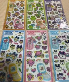 平成ハッピーフォン　たまごっち　6種　6枚　国内正規品