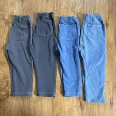 ユニクロ UNIQLO ベビーレギンス 10部丈 デニム ストレッチパンツ