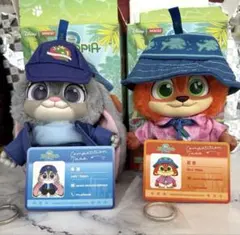 【即日発送】ズートピア MINISO ニック ジュディ 2点セット ぬいぐるみ