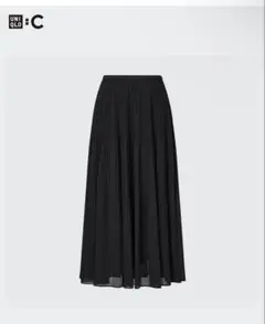 ユニクロC シフォンプリーツスカート　S サイズ