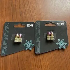 【2セット売り】SUPACAZ スパカズ　バルブキャップ　オイルスリック　仏式