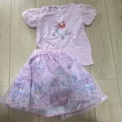 アリエル Tシャツ＆エコネコスカート セット