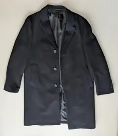 ユニクロ ウールカシミヤチェスターコート/ネイビー