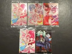 【匿名配送】プリキュア カード ウエハース プリキュアアラモード 5枚セット