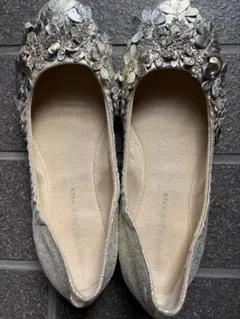 tsumori chisato WALK フラワーモチーフ フラットシューズのサムネイル