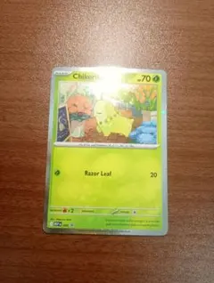 ポケモンカード 海外 マクドナルド チコリータ ホロ 25周年 プロモ