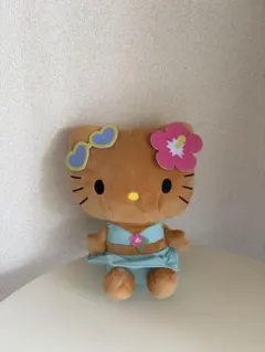 【おまけ付き！】日焼けキティBIGぬいぐるみ