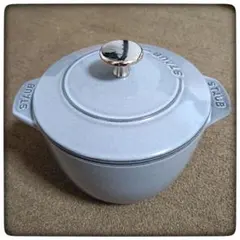 新品未使用】STAUB LA COCOTTE グレー 鍋 ラウンド 24cm - メルカリ