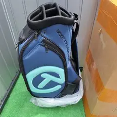 タイトリスト SCOTTY CAMERONキャディバッグ青 SCOTTY CAMERON スコッティキャメロン ヘッドカバー4点付き スーパー