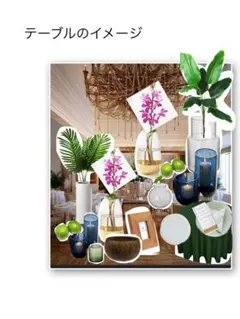 結婚式披露宴の飾りセット(南国風・トロピカル)