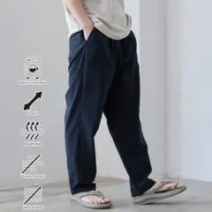 coen FUNCTION MESH EASY PANTS 0316ネイビーM