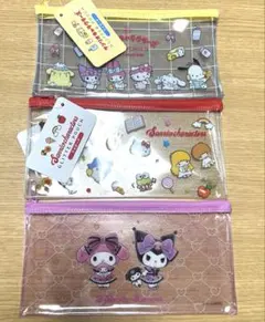 マイメロ　サンリオキャラクターズ　ラメポーチ　新品未使用