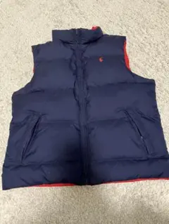 美品　ラルフローレン リバーシブル　ダウンベスト　6 120
