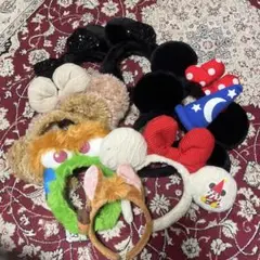 ミッキー・ミニー 他、カチューシャ 9個セット
