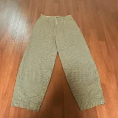 【極美品】６　ROKU(ロク)千鳥格子柄 パンツ サイズ38 Mサイズ　当日発送