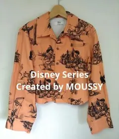 お値下げ　MOUSSY マウジー ディズニー ピノキオ クロップドジャケットのサムネイル